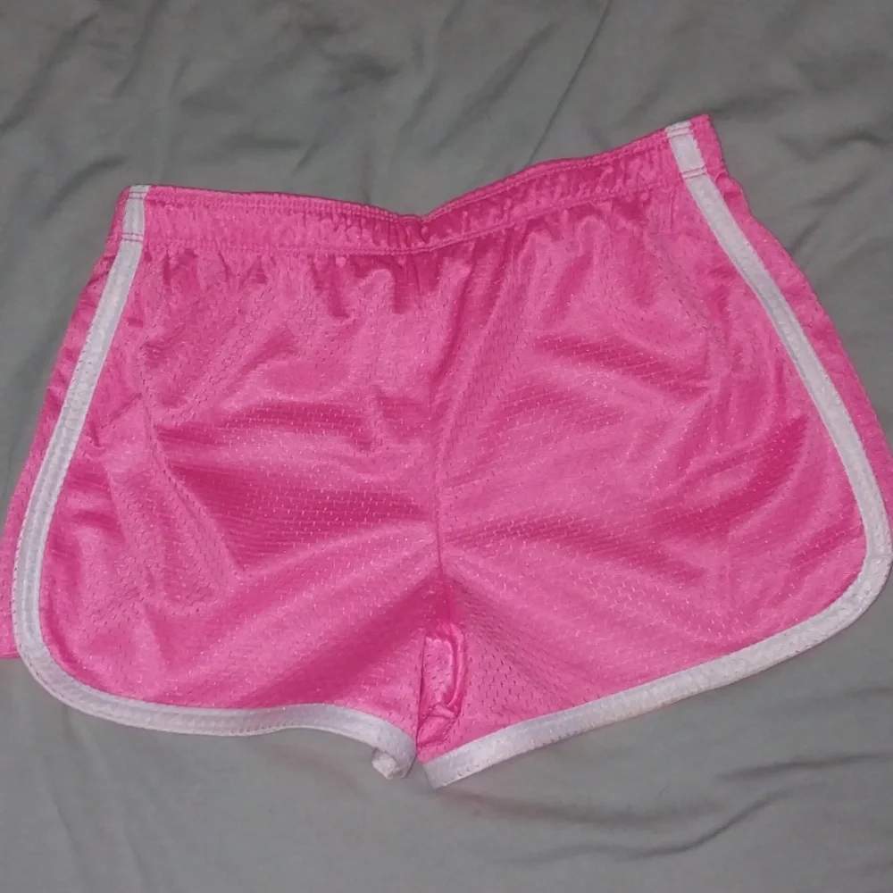 Justice neon girl shorts - 2 pairs (pink & green) Size 16